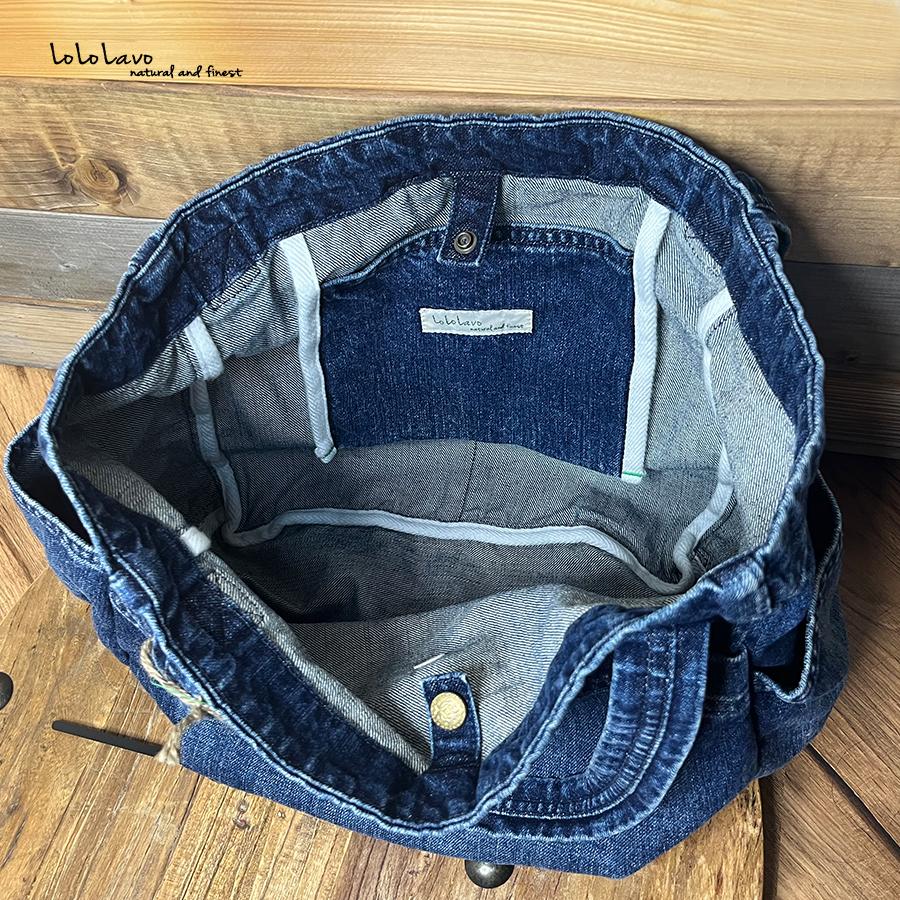 LoLoLavo】 ロロラボ 岡山デニム デニムスモール バッグ 鞄 かばん