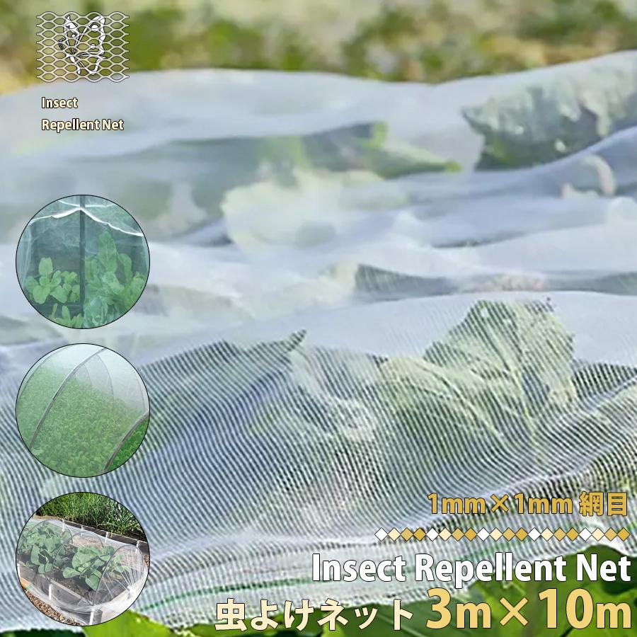 ネット　１０ｍ×３ｍ PE養生ネット 3m×10m ポリエチレン 25mm目 万能ネット 園芸ネット