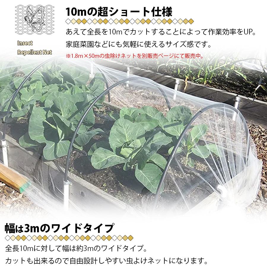 ステンレス 防虫網　菜園やガーデニング等にも グリーンパル（GREEN PAL） 防虫ネット 支柱 プランター 菜園
