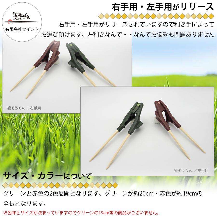 介助箸 箸ぞうくん Ⅱ ３本セット新品未使用 介護グッズ 介護箸 箸ぞうくん 右手用 左手用 介護箸 介護用品 日本製 箸 食事 お箸 はし