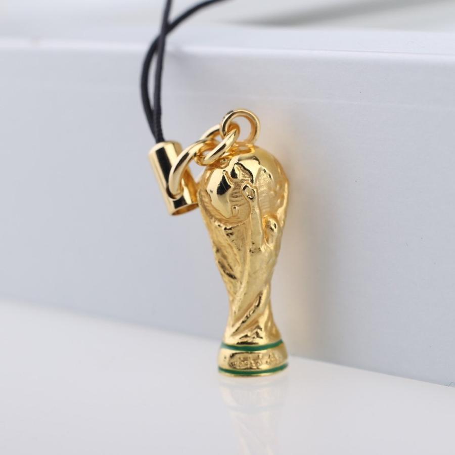 2014 FIFA ワールドカップ 公式グッズ 立体トロフィーストラップ 区分N