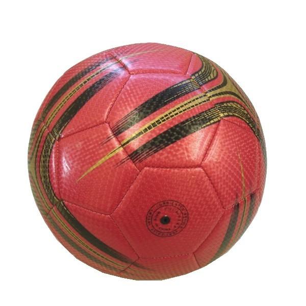 サッカーボール 5号球 赤色 ボールネット 空気針付 決算特価商品