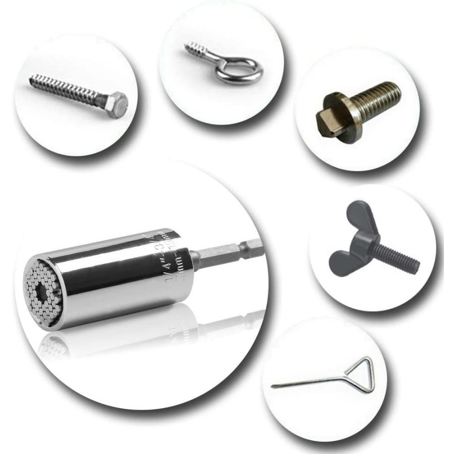 万能ソケット ユニバーサルソケット ソケット レンチ 7 19mm対応 ユニバーサルレンチ 万能レンチ 日曜大工 工具 Diy ラチェット無し Lb 23 A 株式会社リブレ 通販 Yahoo ショッピング