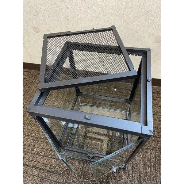 爬虫類 飼育ケース 観音開き 30×30×45cm ガラス 昆虫飼育ケース 爬虫類 飼育ケース 観音開き 30×30×45cm ガラス 昆虫飼育ケース