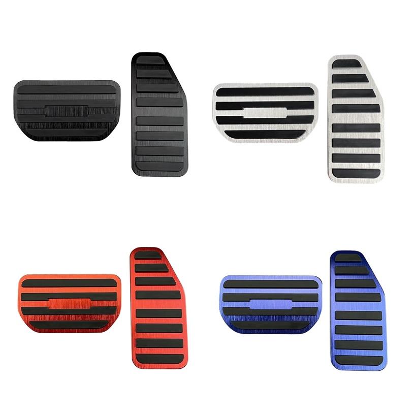 ペダルカバー 汎用品 セット アルミ製 カスタム アクセサリー パーツ