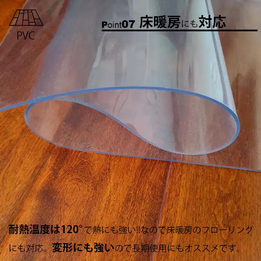 フローリング保護マット 冷蔵庫マット 厚さ2mm 傷防止マット キズ