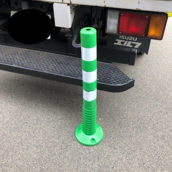 10本セット 車線分離標 コーンポスト 75cm ガイドポスト 反射 ポール ガード 緑色 素材変更により強度upしました So Gr10 株式会社リブレ 通販 Yahoo ショッピング