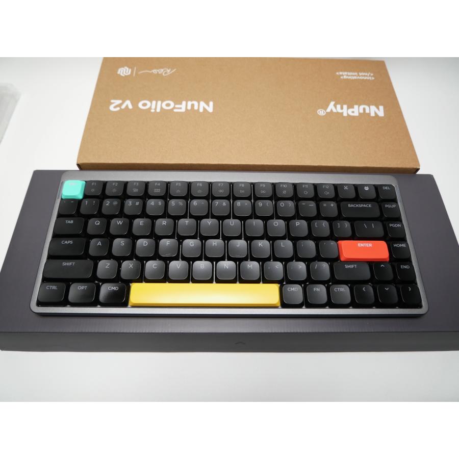 NuPhy Air75 ワイヤレスメカニカルキーボード Air75（茶軸）+未開封 