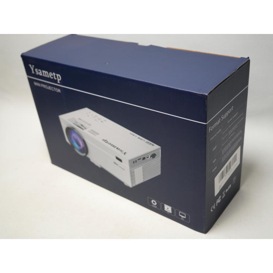 未使用品 Ysametpプロジェクター 小型 輝度アップ 8000LM  