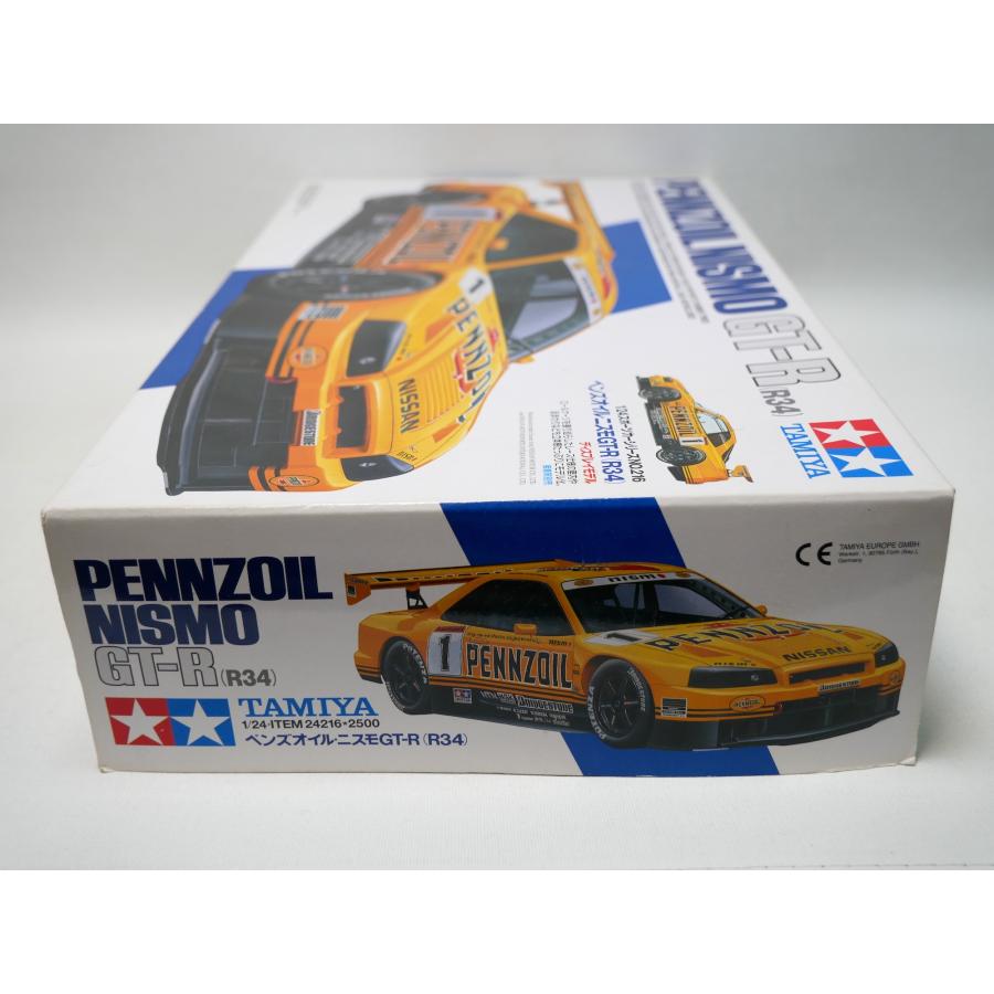 タミヤ 1/24 スポーツカーシリーズNO.216　ペンズオイル・ニスモ GT-R （R34）PENNZOIL NISMO 未組立品｜nohonola｜02