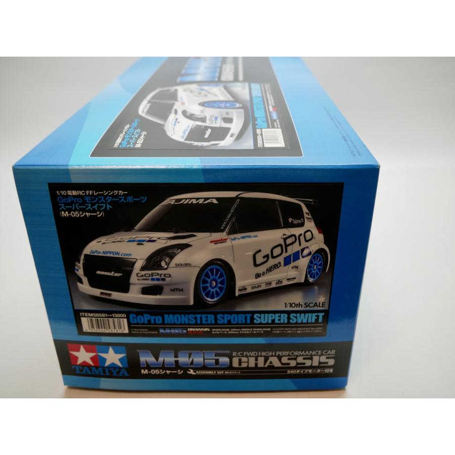 タミヤ 1/10 RC GoPro モンスタースポーツ スーパースイフト タミヤ（TAMIYA） 未組立品 1/10RC GoPro モンスタースポーツ スーパー