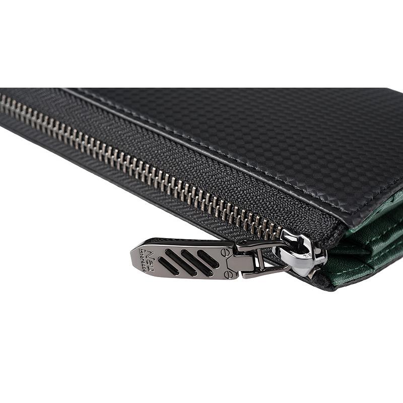 Neu interesse（ノイインテレッセ） 財布 メンズ 長財布 カーボン