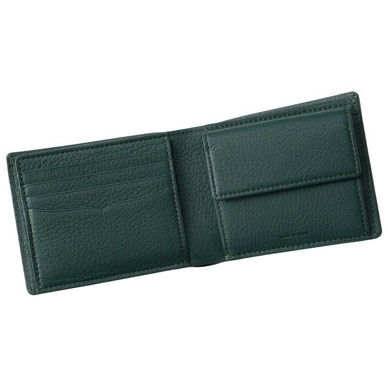 CYPRIS（キプリス） 本革 メンズ 二つ折り 財布 小銭入れ付き トゥー