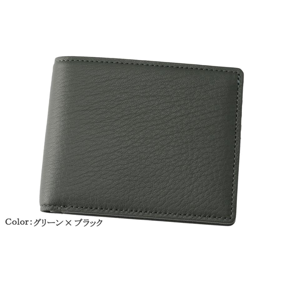 財布 メンズ 革 キプリス 二つ折り財布 小銭入れなし ファインディア CYPRIS 日本製 ブランド カード札入 純札 鹿革  父の日 ギフト 誕生日 プレゼント 2803の画像