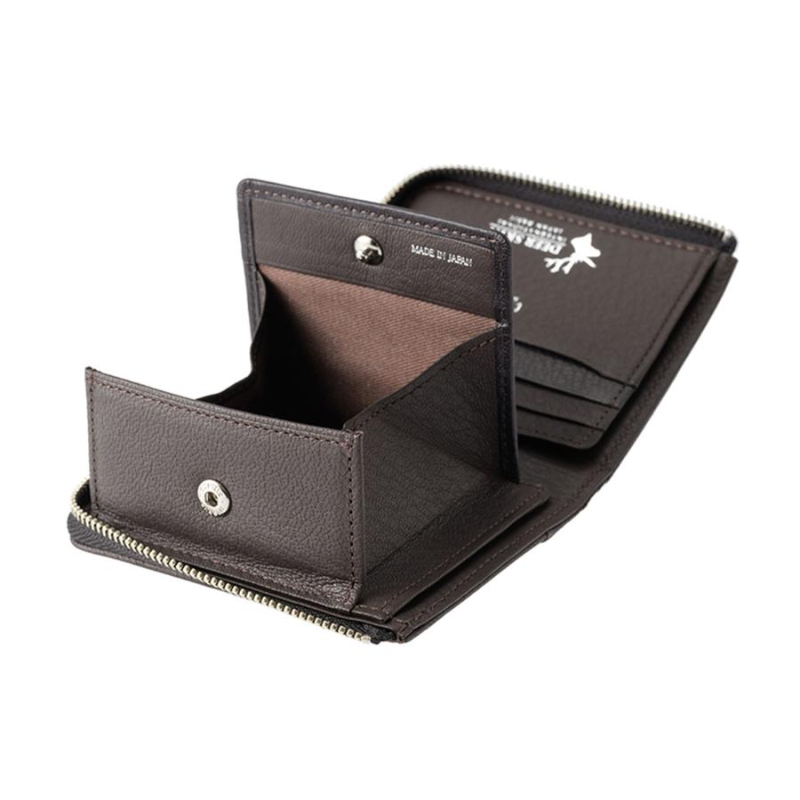 CYPRIS（キプリス） コンパクト 財布 メンズ 二つ折り ラウンド