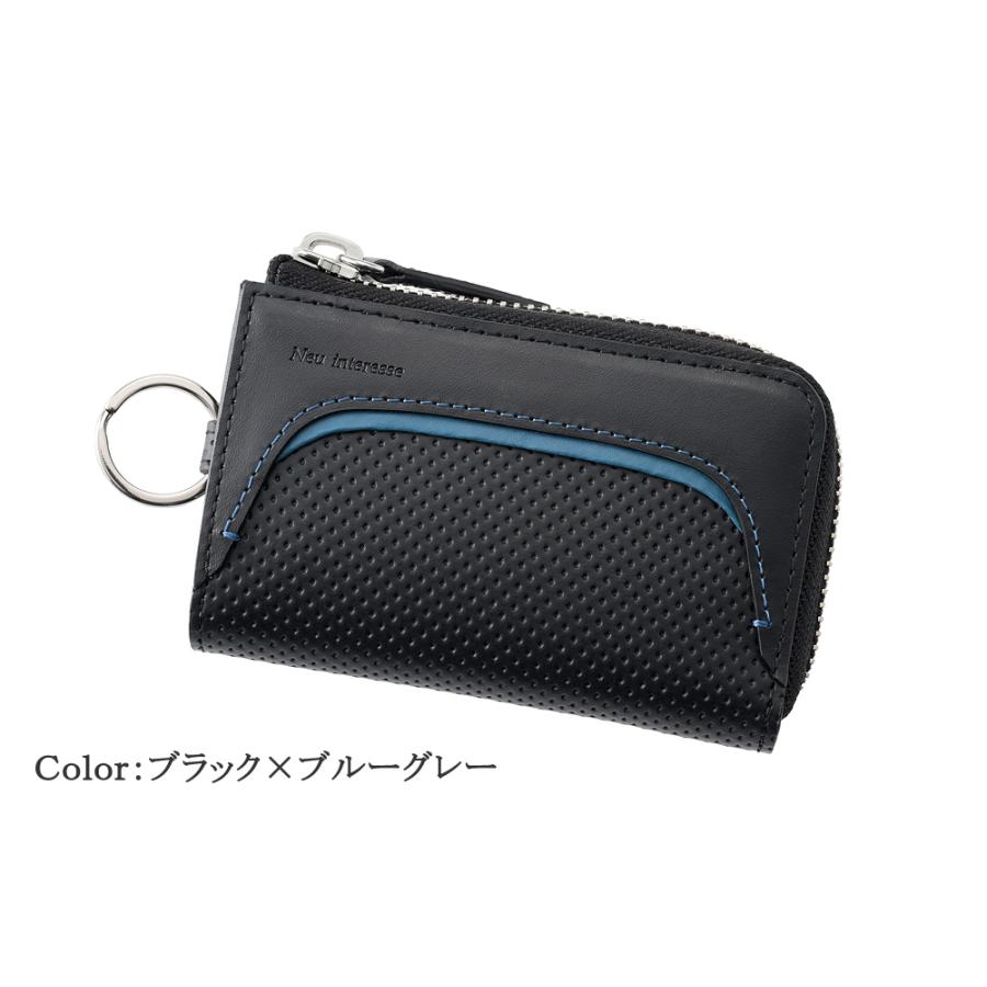 キーケース メンズ 小銭入れ レンヴァーゲン ハイブリッドレザー ノイインテレッセ Neu interesse 耐摩耗性 耐光性 Rennwagen 3254