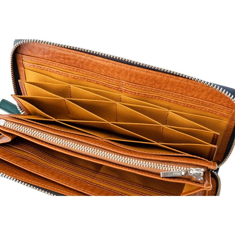 ノイ インテレッセ ハニーセル 長財布 ラウンドファスナー ランゲ メンズ 栃木レザー 革 ブランド 3370 Neu interesse ランゲ Neu