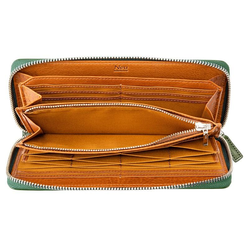 ノイ インテレッセ ハニーセル 長財布 ラウンドファスナー ランゲ メンズ 栃木レザー 革 ブランド 3370 Neu interesse ランゲ Neu