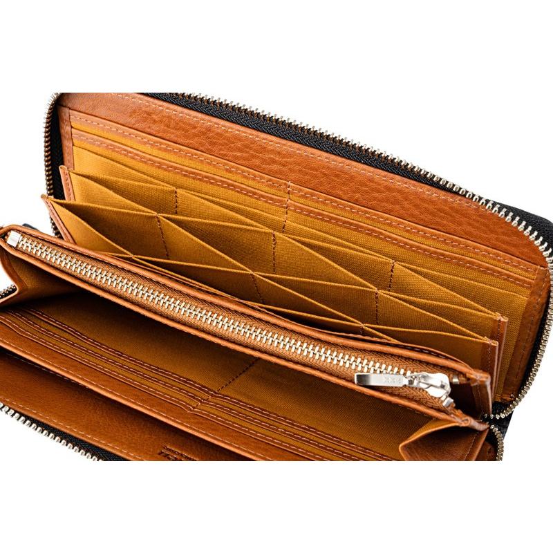 ノイ インテレッセ ハニーセル 長財布 ラウンドファスナー ランゲ メンズ 栃木レザー 革 ブランド 3370 Neu interesse ランゲ Neu