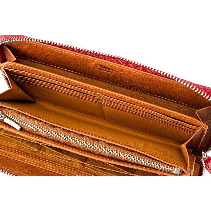 ノイ インテレッセ ハニーセル 長財布 ラウンドファスナー ランゲ メンズ 栃木レザー 革 ブランド 3370 Neu interesse ランゲ Neu