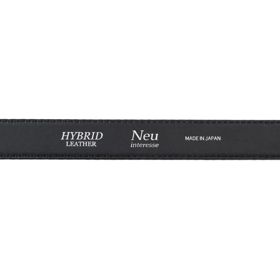 ノイインテレッセ フィットバックル ベルト メンズ ハイブリッドレザー 30mm ビジネス カジュアル Neu interesse 穴なし スライド 日本製 父の日 ギフト 3748_7