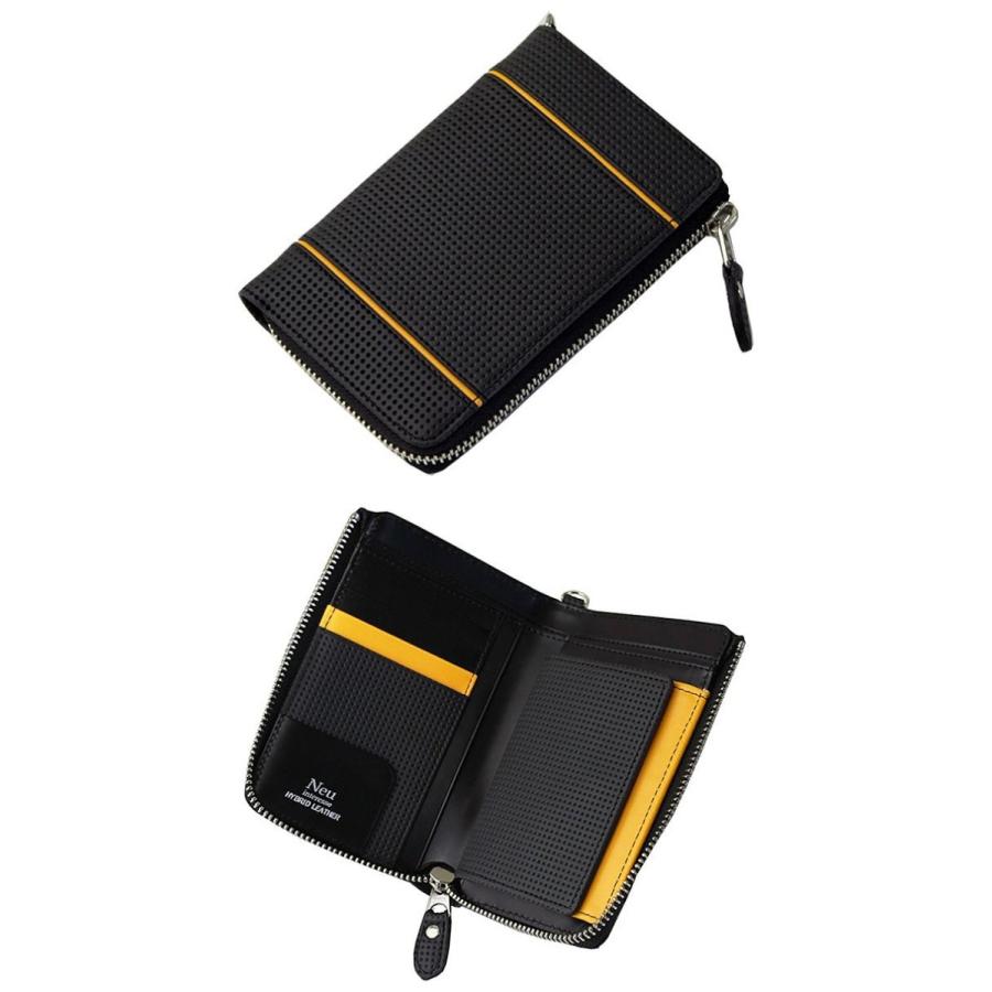 ネプチューン　財布 Neu interesse 財布 メンズ 二つ折り ミドルウォレット