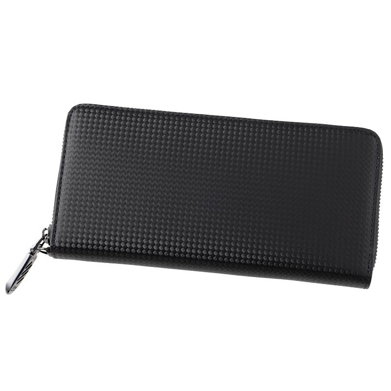 Neu interesse（ノイインテレッセ） カーボンレザー 長財布 革 メンズ