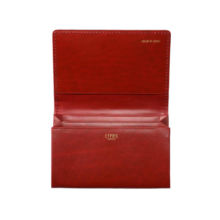 名刺入れ メンズ キプリス 本革 カードケース MADAI -Ocean Leather- 風琴マチ CYPRIS 日本製 ブランド レザー 魚革 鯛 4132の画像