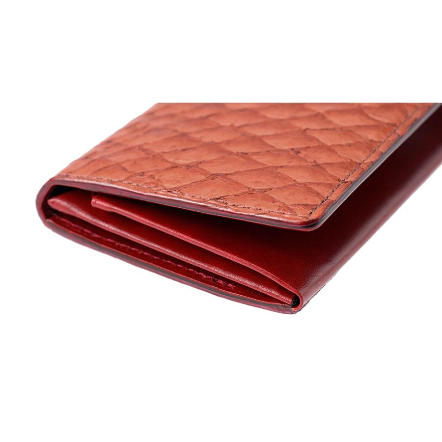 名刺入れ メンズ キプリス 本革 カードケース MADAI -Ocean Leather- 風琴マチ CYPRIS 日本製 ブランド レザー 魚革 鯛 4132の画像