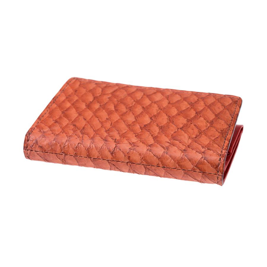 名刺入れ メンズ キプリス 本革 カードケース MADAI -Ocean Leather- 風琴マチ CYPRIS 日本製 ブランド レザー 魚革 鯛 4132の画像