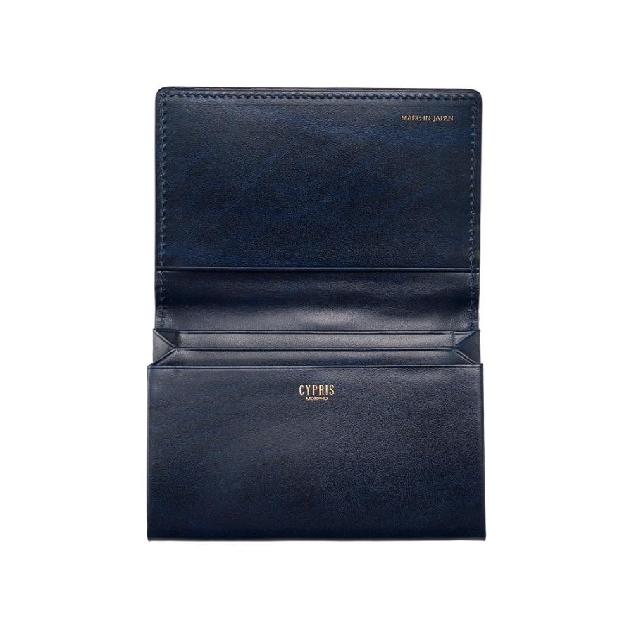 名刺入れ メンズ キプリス 本革 カードケース MADAI -Ocean Leather- 風琴マチ CYPRIS 日本製 ブランド レザー 魚革 鯛 4132の画像