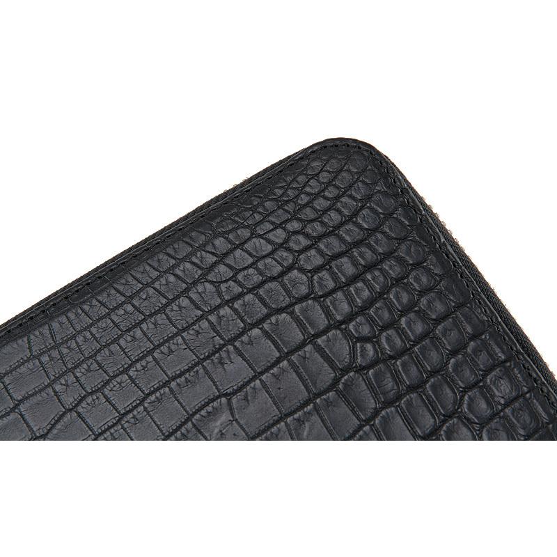 CYPRIS クロコダイル 長財布 メンズ ラウンドファスナー キプリス