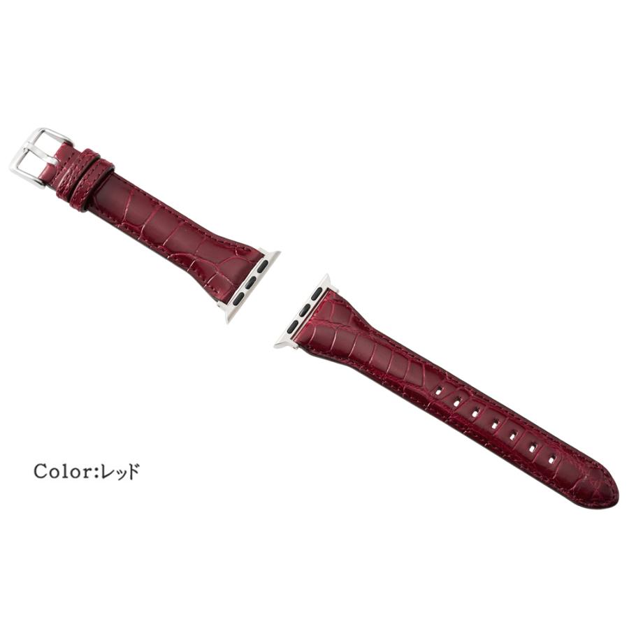 ウォッチバンド(Apple watch対応)（Ｓ） キプリス CYPRIS クロコダイル 4225 日本製 おしゃれ レザー ブランドの画像