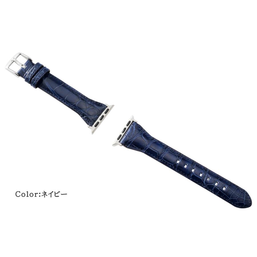 ウォッチバンド(Apple watch対応)（Ｓ） キプリス CYPRIS クロコダイル 4225 日本製 おしゃれ レザー ブランドの画像