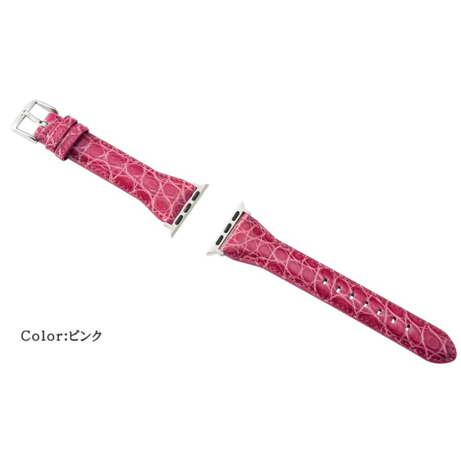 ウォッチバンド(Apple watch対応)（Ｓ） キプリス CYPRIS クロコダイル 4225 日本製 おしゃれ レザー ブランドの画像