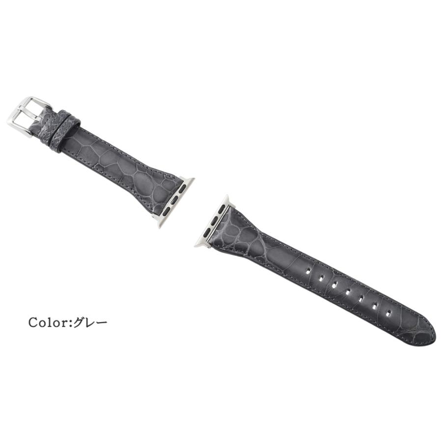 ウォッチバンド(Apple watch対応)（Ｓ） キプリス CYPRIS クロコダイル 4225 日本製 おしゃれ レザー ブランドの画像