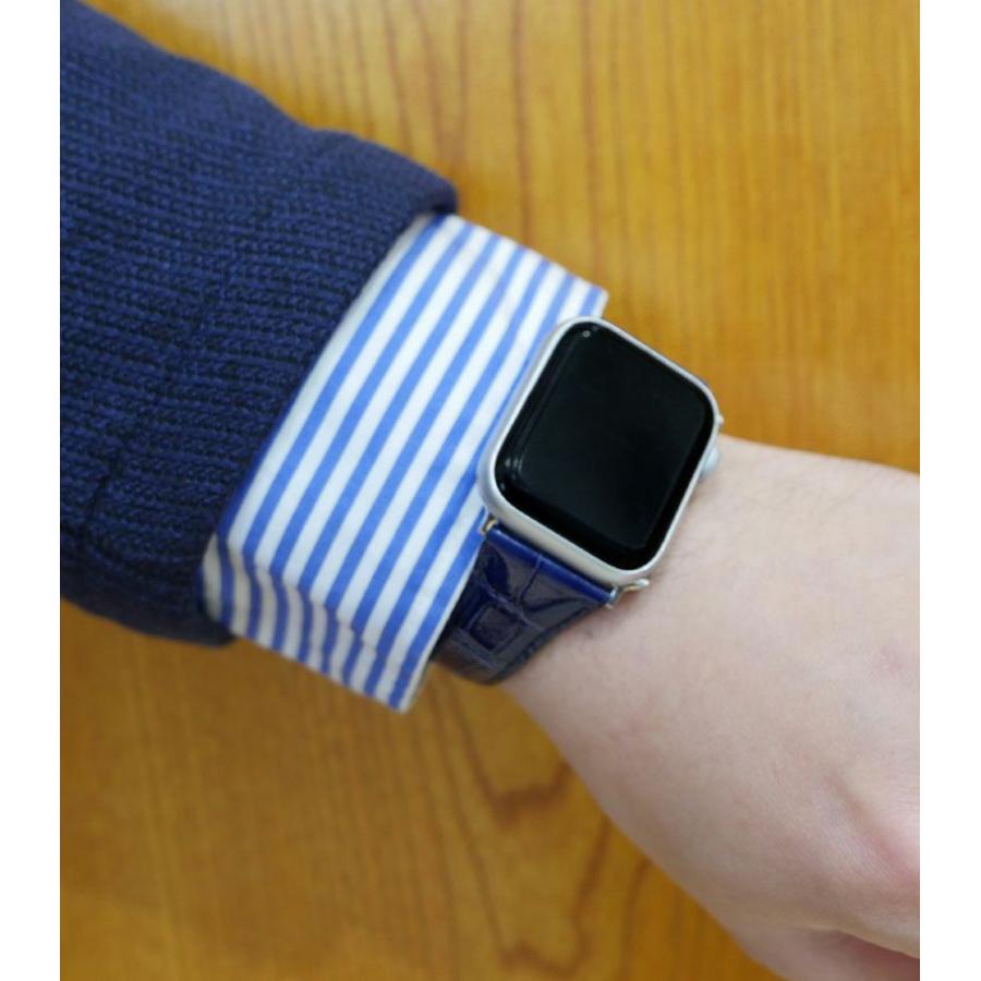 ウォッチバンド(Apple watch対応)（Ｓ） キプリス CYPRIS クロコダイル 4225 日本製 おしゃれ レザー ブランドの画像
