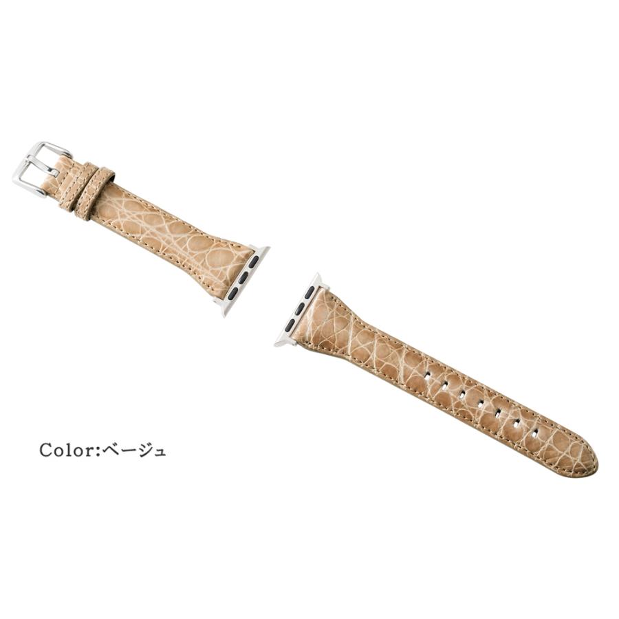 ウォッチバンド(Apple watch対応)（Ｓ） キプリス CYPRIS クロコダイル 4225 日本製 おしゃれ レザー ブランドの画像