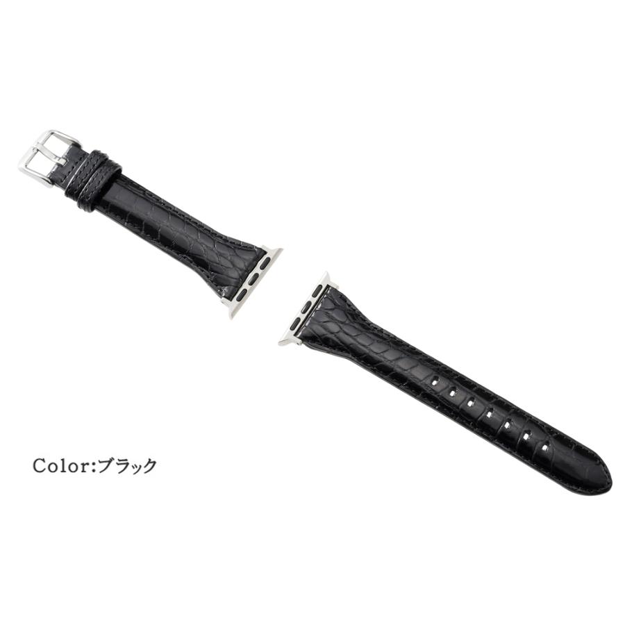 ウォッチバンド(Apple watch対応)（Ｓ） キプリス CYPRIS クロコダイル 4225 日本製 おしゃれ レザー ブランドの画像
