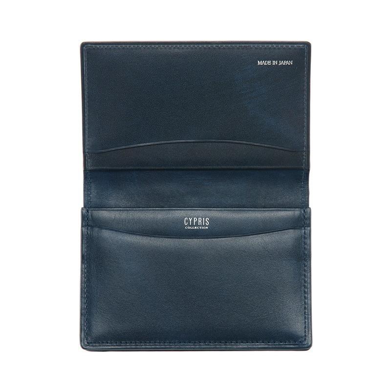 CYPRIS（キプリス） 名刺入れ メンズ 本革 通しマチ 日本製 キプリス