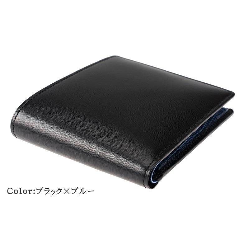メンズ 財布 二つ折り 小銭入れあり キプリスコレクション ボックスカーフ ＆ リザード 本革 レザー 日本製 札入 4251の画像