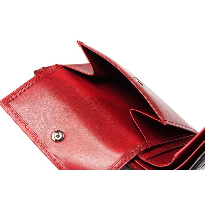 メンズ 財布 二つ折り 小銭入れあり クロコダイル CYPRISキプリスコレクション 艶クロコダイル ＆ シラサギレザー 本革 鰐革 札入 レザー 日本製 4261の画像