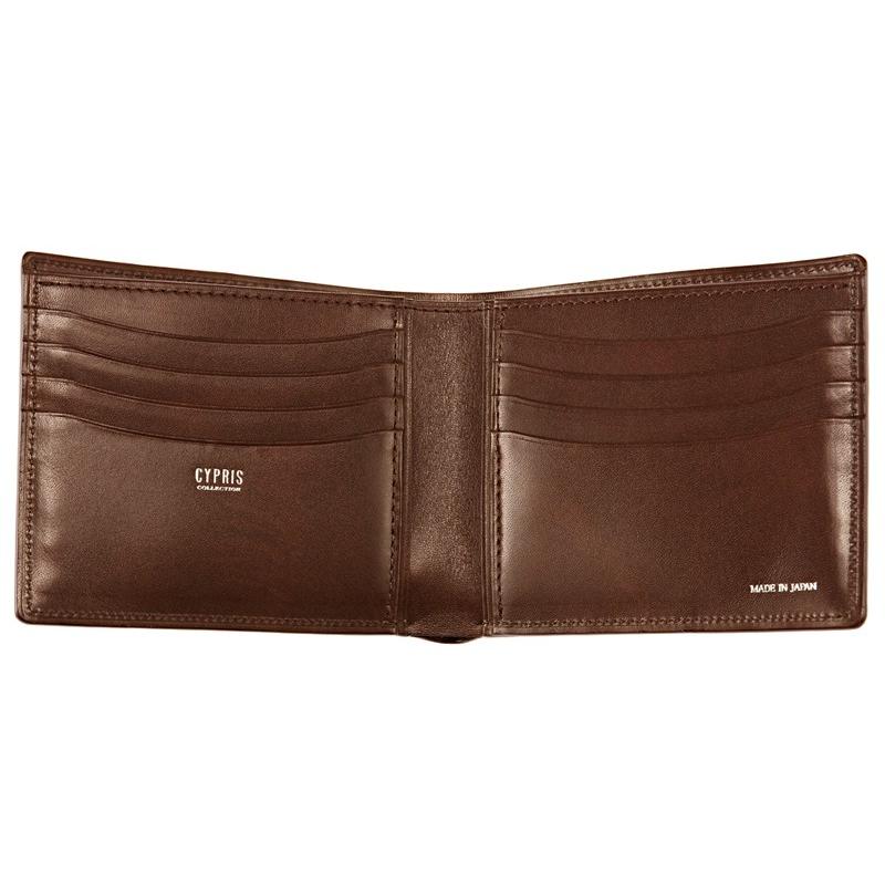 CYPRIS・キプリスクロコダイルレザー馬蹄型小銭入れ 中古品 CYPRIS（キプリス） メンズ 財布 二つ折り 小銭入れなし クロコダイル
