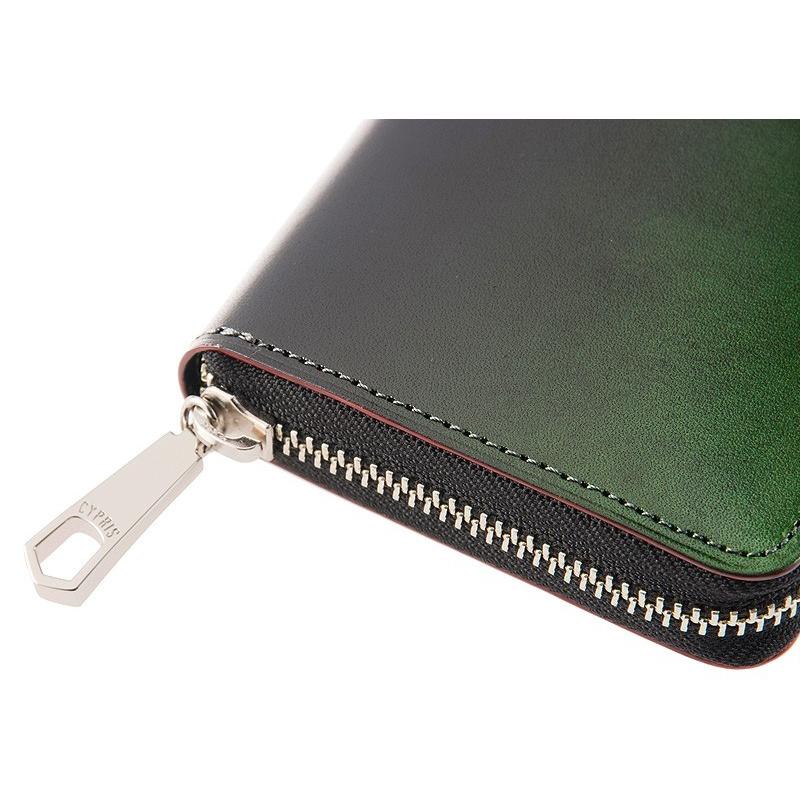 CYPRIS（キプリス） 漆塗り革財布 財布 メンズ 長財布 本革 ラウンド