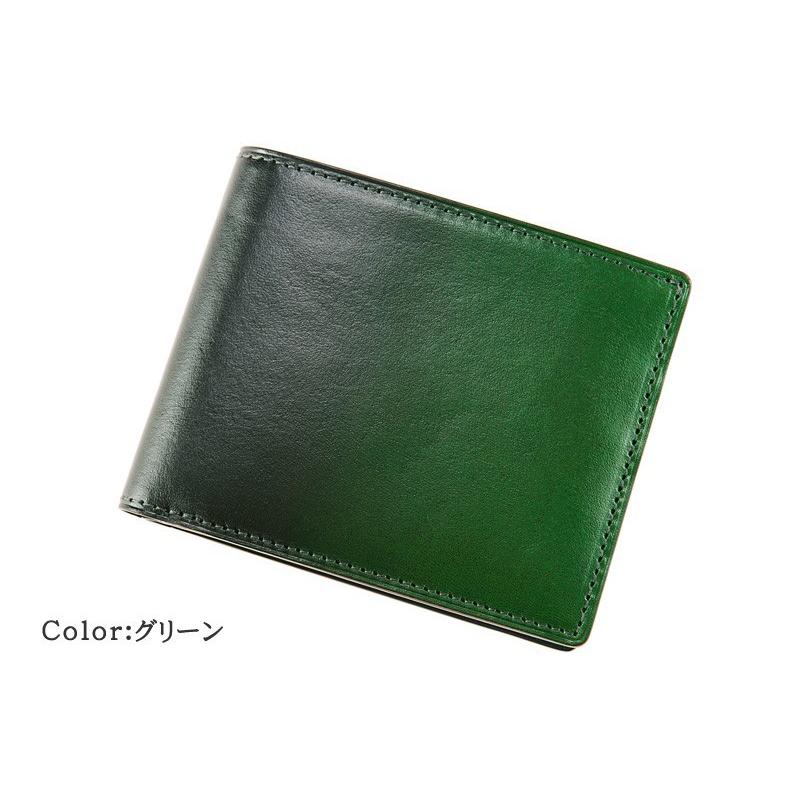 メンズ 財布 二つ折り 小銭入れなし カード札入 キプリス URUSHI 漆 CYPRIS 純札 本革 日本製 ブランド jaCHRO Leather 4327の画像