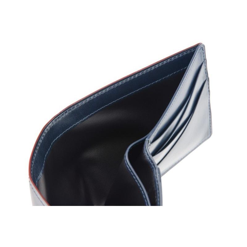 メンズ 財布 二つ折り 小銭入れなし カード札入 キプリス URUSHI 漆 CYPRIS 純札 本革 日本製 ブランド jaCHRO Leather 4327の画像