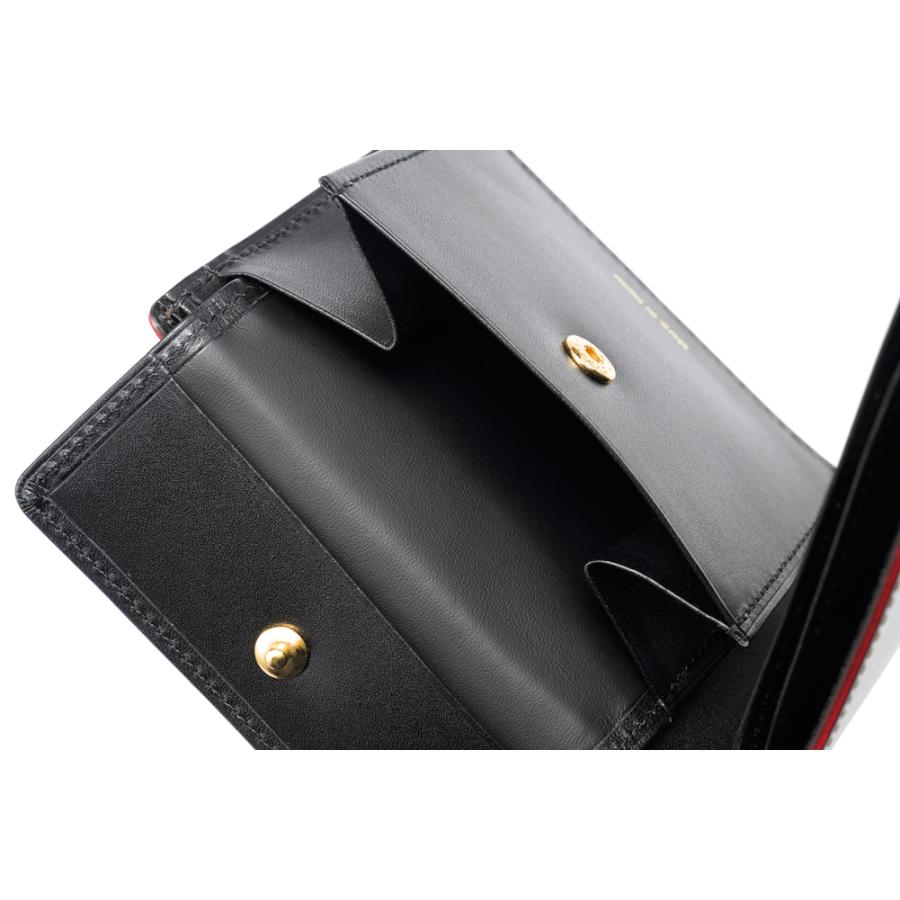 財布 メンズ 二つ折り 本革 日本製 小銭入れあり キプリス URUSHI HAKU 漆 金箔 CYPRIS jaCHRO Leather 4758の画像