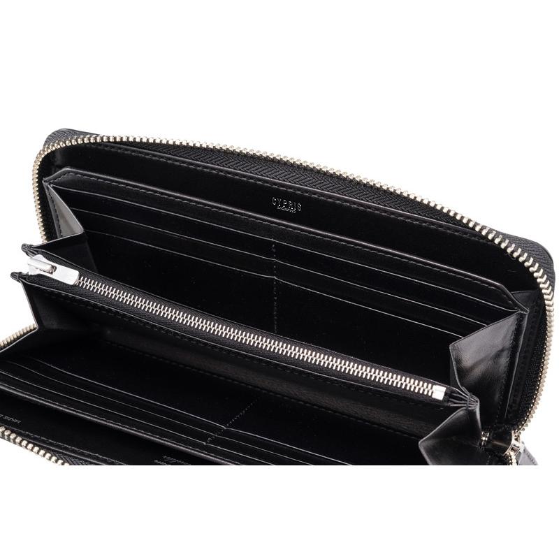 CYPRIS（キプリス） 長財布 メンズ ラウンドファスナー コードバン