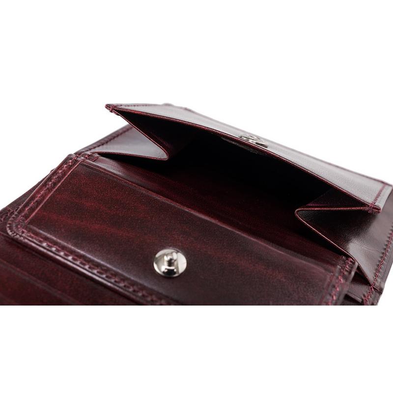 財布 メンズ 二つ折り 本革 コンパクト財布 日本製 小銭入れ付き キプリス CYPRIS オイルシェル コードバン ＆ ルーガショルダー 父の日 レーデルオガワ 5334の画像