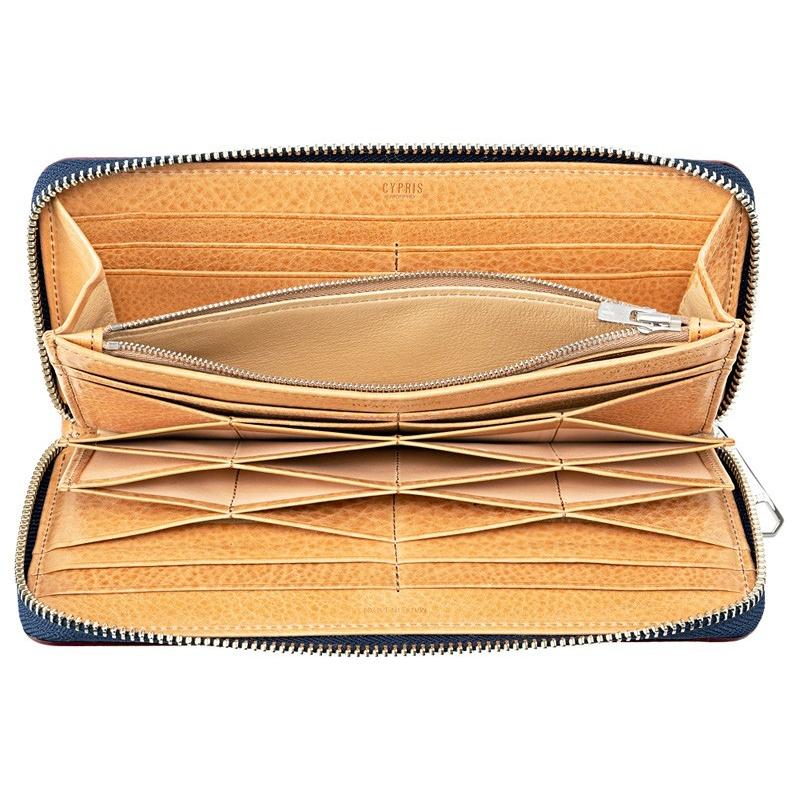 CYPRIS（キプリス） ラウンドファスナー 長財布 メンズ コードバン